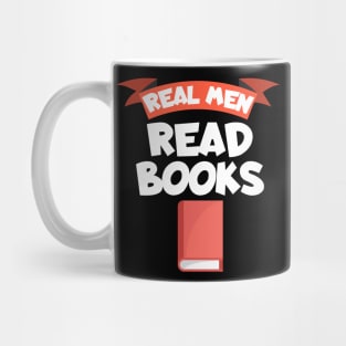 Bookworm real men read books Mug